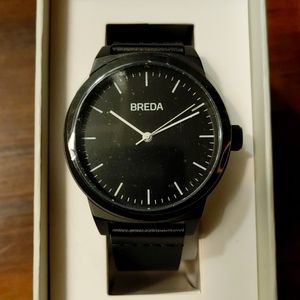 Breda Mens Watch Black on Black